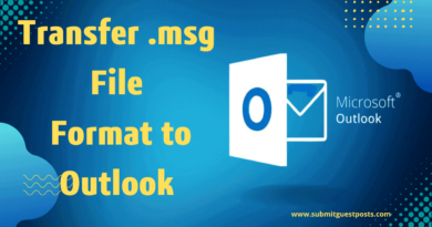 Transfer .msg File Format to Outlook
